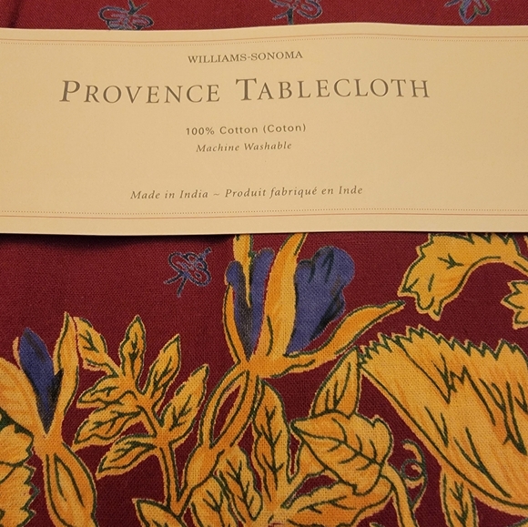 NIP VTG Williams-Sonoma Provence Tablecloth 54" Square - Picture 2 of 7